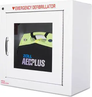 Zoll AED Wall Cabinet 17w x 9 1/2d x 17h White 80000855