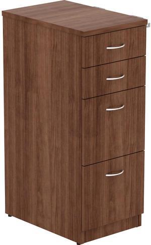 Lorell File Cabinet 4 Drawers 15-1/2"x23-5/8"x40-3/8" Walnut 16236 Lorell File Cabinet 4 Drawers 15-1/2"x23-5/8"x40-3/8" Walnut 16236