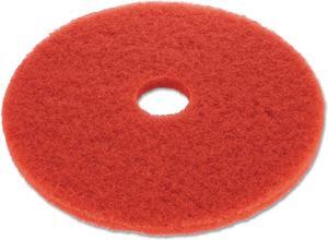 Boardwalk Floor Buffing Pad 19" Diameter Red 5/Carton 4019RED