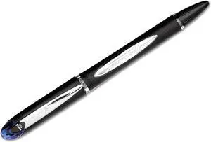 uni-ball Jetstream Stick Ballpoint Pen Bold 1mm Blue Ink Black Barrel 33922