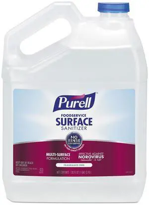 PURELL Foodservice Surface Sanitizer Fragrance Free 1 gal Bottle 434104EA