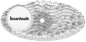 Boardwalk Curve Air Freshener, Mango, Solid, Clear, 10/Box CURVEMAN