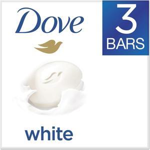 Dove White Beauty Bar, Light Scent, 3.17 Oz, 3/Pack 04090PK