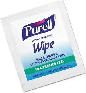 Purell Sanitizing Hand Wipes 5 x 7 100/Box 902210BX