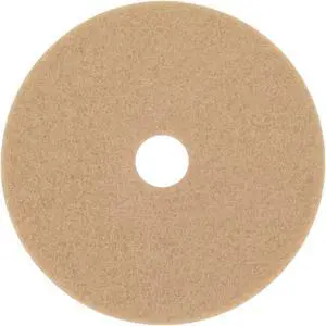 3M Ultra High-Speed Floor Burnishing Pads 3400 20" dia Tan 5/Carton 05606