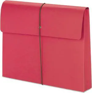 Smead 2" Exp Wallet with String Letter Red 10/BX 77205