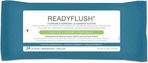 Medline ReadyFlush Biodegradable Flushable Wipes 8 x 12 24/Pack MSC263810