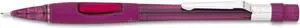 Pentel Quicker Clicker Mechanical Pencil 0.9 mm Transparent Burgundy Barrel PD349TB