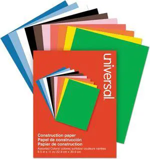 Construction Paper, 76lb, 9 x 12, Assorted, 200/Pack 20900