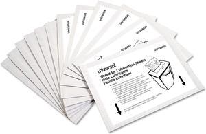 Universal Shredder Lubricant Sheets 5.5" x 2.8" 24/Pack 38026