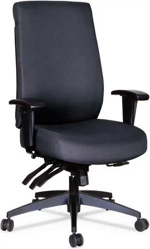 Alera Wrigley Series 24/7 High Performance High-Back Multifunction Task Chair Black HPT4101