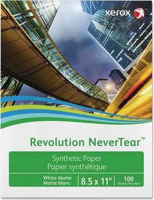 Xerox Revolution NeverTear 98 Bright 8 mil 8.5" x 11" White 500 Sheets/Carton 3R20176