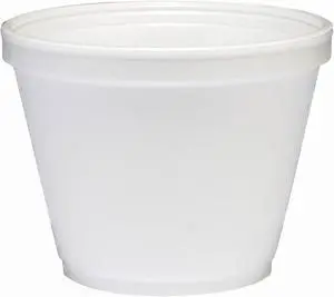 Hinged-Lid Food Containers, Foam,12Oz, White, 25/Bag, 20 Bags/Carton