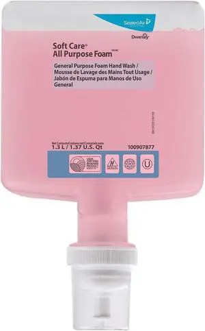 Soft Care All Purpose Foam, Floral, 1.3 L Cartridge, 6/Carton 100907877