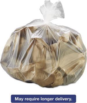 Inteplast Group High-Density Can Liner 30 x 37 30-Gallon 8 Micron Clear 25/Roll