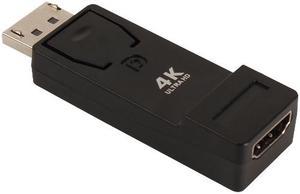 DisplayPort DP Male to HDMI Female Audio Video Connector Converter Adapter 1080P 2K 4K Black