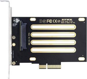 PCI-E 4.0 X4 Lane to SFF-8639 U.3 Host Adapter for NVMe PCIe SSD