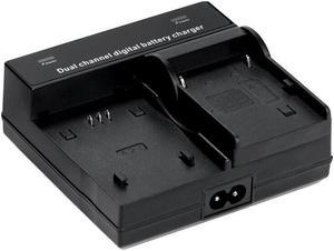 Dual Channel Battery Charger for Canon LP-E6 EOS 5D Mark II III 70D 7D 60D EU
