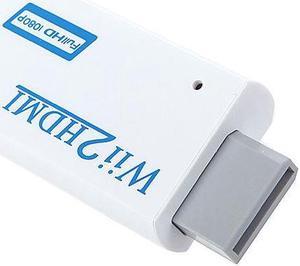 Wii to HDMI Converter Adapter 1080p Output Video 3.5mm Audio With 2M HDMI  Cable 