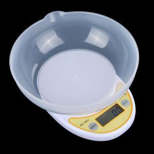 1KG 1000G/0.1G Home Kitchen Scale Digital LCD Diet Food Weight 3Units with Bowl