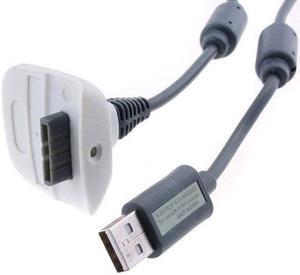 USB Play Charger Charge Cable Cord for XBOX 360 Wireless Controller New