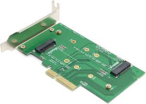 NVME M key M.2 NGFF SSD to PCIe X4 Adapter + AHCI B key M.2 NGFF SSD to SATA Converter Adapter Card for Samsung XP941 SM951 PM951