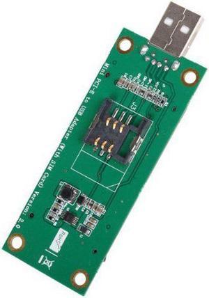 Mini PCI-E Wireless WWAN to USB 2.0 Adapter Card with SIM Card Slot Module Testing Tool