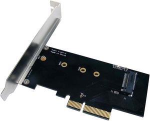 M.2 NGFF M-Key NVMe SSD to PCI-E 3.0 x4 Riser Converter Adapter Card with Back Panel Bracket for Samsung XP941 SM951 PM951