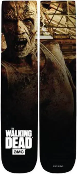 Walking Dead Walker 360 Photoreal 1 Pair Of Socks