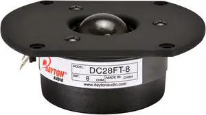 Dayton Audio DC28FT-8 1-1/8" Silk Dome Truncated Tweeter 275-076