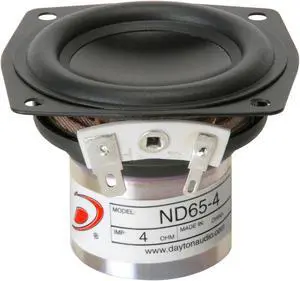 Dayton Audio ND65-4 2-1/2" Aluminum Cone Full-Range Driver 290-204