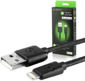 Versio Mobile Versio Mobile 6-Feet MFI Certifed Braided Data Sync Lightning Cable - Retail Packaging - Black