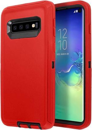 Galaxy S10+ Plus Heavy Duty 3 in 1 Scratch Resistant, Dropproof, Soft TPU+ Hard PC Hybrid Truly Shockproof Water-Resistance Protective Case
