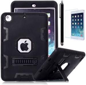 Heavy Duty Hybrid Shockproof Hard Case Cover Rubber Stand For iPad Mini 1/2/3