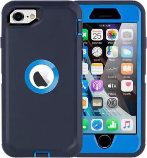 AICase Belt-Clip Holster Drop Protection Full Body Rugged Heavy Duty Case for iPhone SE 2020