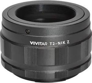 Vivitar T2 T-Mount to Z-Mount Adapter 4 Nikon Z5 6 6II 7 7II 9 50 FC HF-T2-NIK-Z