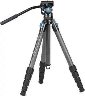 Sirui ST-125 5-Section Carbon Fiber Tripod & VA-5 Ultra-Compact Video Head Kit
