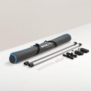 Nanlite 2x PavoTube II 30C 4' LED RGBWW Tube Light AC Mount Case PT30C2KIT