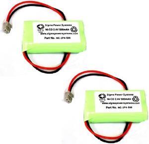 SPS Brand 2.4 V 500 mAh Replacement Battery  for Sony BP904 Cordless Phone (2 PACK)