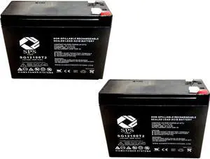 SPS Brand 12V 10Ah Replacement Battery for Dynacraft Surge Camo Mega 12V ATV (2 Pack)
