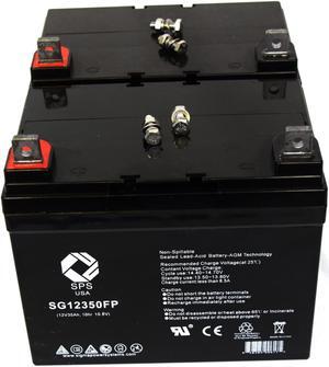 SPS Brand 12V 35Ah Replacement battery for  Drive  Design Sunfire (2 PACK)