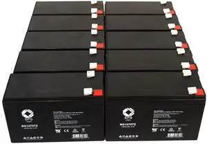 SPS Brand 12V 7 Ah Replacement Battery  for EIGHTAC EIGHT200D UPS (10 PACK)