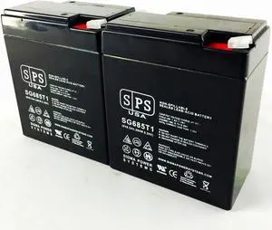 SPS Brand 6V 8.5 Ah Replacement Battery  for Atlite 241010 (2 pack)