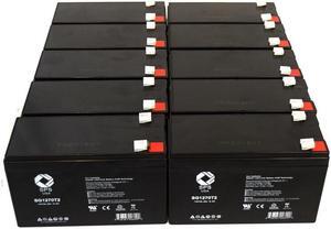 SPS Brand 12V 7 Ah Replacement Battery  for Belkin Regulator Pro Net 700 UPS (10 PACK)