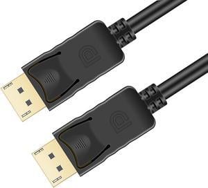 4K HDMI to DP Cable HDMI To Display Port Converter 144Hz Audio Video  DisplayPort Cord Unidirectional HDMI 1.4 to DP 1.2 Adapter