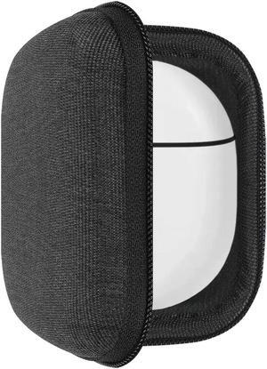 Geekria Shield Headphones Case Compatible with Google Pixel Buds 2 True Wireless Earbuds Case, Replacement Hard Shell Travel Carrying Bag with Cable Storage (Grey)