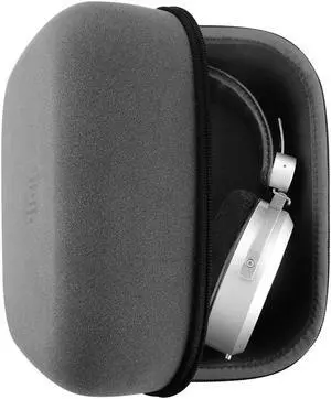 Geekria Shield Case for Large-Sized Over-Ear Headphones, Replacement Protective Hard Shell Travel Carrying Bag with Cable Storage, Compatible with HiFiMAN HE400i, Grado GS1000i (Microfiber)