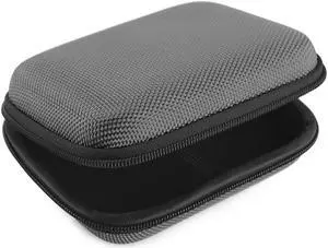 Geekria Shield Headphones Case for In-Ear Earphones, Replacement Hard Shell Travel Carrying Bag with Cable Storage, Compatible with Sony WI-Xb400, WI-C200, WI-C100 (Gery, 2 Packs)