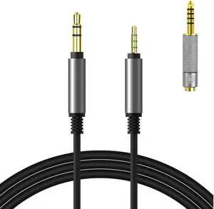 Geekria QuickFit Audio Cable with 4.4mm Adapter Compatible with Sony WH-1000XM5 1000XM4 XB910N XB900N CH710N MDR-XB950BT Cable, 2.5mm Balanced to 3.5mm Stereo Cord for Walkman, AMP (4 ft/1.2 m) Geekria QuickFit Audio Cable with 4.4mm Adapter Compatible with Sony WH-1000XM5 1000XM4 XB910N XB900N CH710N MDR-XB950BT Cable, 2.5mm Balanced to 3.5mm Stereo Cord for Walkman, AMP (4 ft/1.2 m)