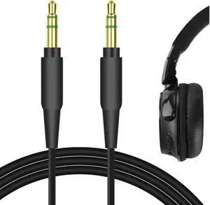 Geekria QuickFit Audio Cable Compatible with Philips SHP9500, SHP6000, Fidelio L3, A4216, H6506, Jabra REVO, Move Style Edition, Elite 85h Cable, 3.5mm Aux Replacement Stereo Cord  (4 ft/1.2 m)
